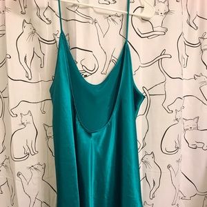 Victoria's Secret Intimates & Sleepwear - VINTAGE 1990’s Victoria Secret teal blue slip! Victoria's Secret Intimates & Sleepwear - VINTAGE 1990’s Victoria Secret teal blue slip!